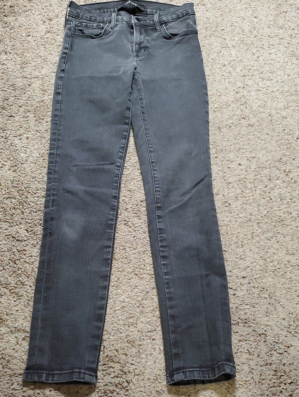 J Brand Women's Skinny Jeans in Charcoal Gray Size 26